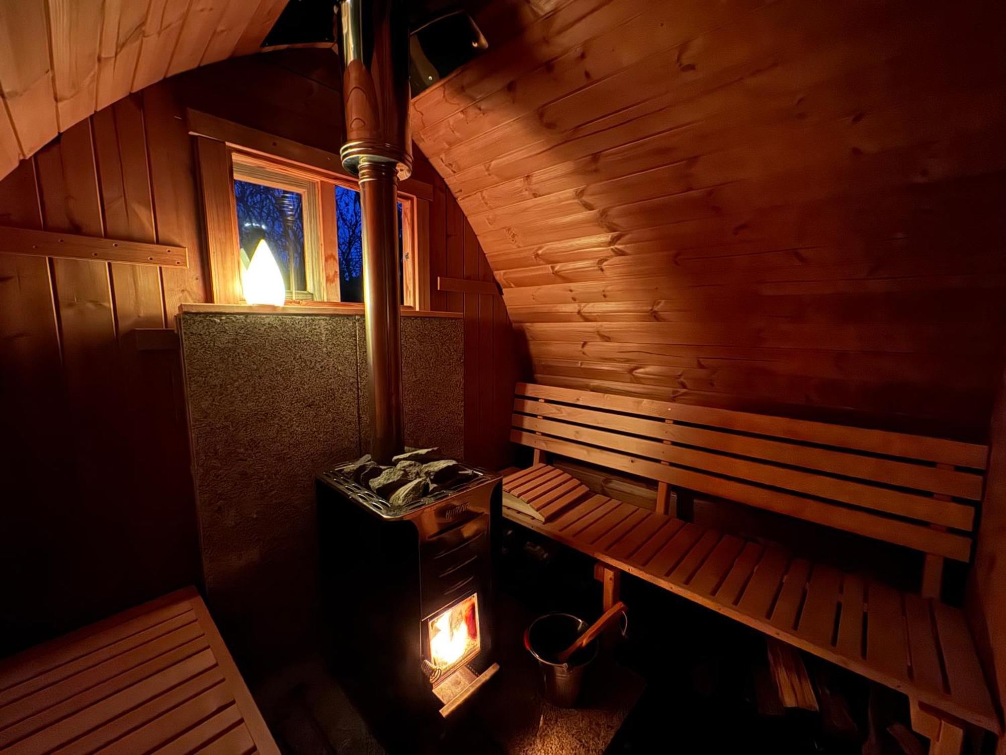 Lehmhaeuschen Mit Sauna Tangermuende Exterior photo